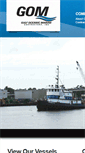 Mobile Screenshot of gulfoceanicmarine.com